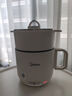 美的（Midea）电煮锅 电蒸锅 便携式可折叠1.6L旅行出差家用 宿舍小电锅学生宿舍泡面锅多功能锅XZE1621S 配蒸笼 实拍图