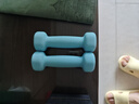 朗威哑铃女士哑铃套装组合小学儿童小哑铃练臂肌塑形初学健身家用器材 【纯铁】水蓝色-0.5kg*2只 1KG 起【健身塑型】 实拍图