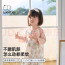 威尔贝鲁（WELLBER）婴儿睡袋宝宝竹棉纱布睡衣男女童家居睡裙春夏季 花园小兔100cm 实拍图
