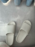 蕉内301H拖鞋男女士浴室洗澡防滑踩屎感情侣家居凉拖鞋抗菌防臭可外穿 【王一博同款厚底版】冷石灰 39-40 实拍图