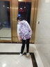 Edison高中生书包大容量初中大学生防泼水双肩包旅行背包K052-39G迷彩紫 实拍图