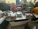 COOKSS保鲜盒带盖食品级不锈钢冰箱上班族饭盒餐盒密封盒长方形盒子两个 实拍图