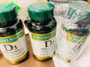 自然之宝（Nature's Bounty）高含量维生素D3软胶囊 5000IU400粒*2瓶 成年青少年 中老年阳光瓶 实拍图