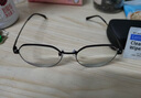 WAN XIN 新款 1.67超薄高清防蓝光镜片男可配度数送商务眼镜框女Z 31297黑色 优雅黑金尽显儒雅 配万新1.60MR-8非球面镜片 实拍图