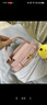 CHARLES&KEITH鳄鱼纹凯莉包手提斜挎婚包包女包生日礼物CK2-50270880-1 Light Pink浅粉色（新色） S 实拍图