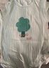 童泰（TONGTAI）婴儿短袖包屁衣夏季纯棉宝宝连体衣爬服三角哈衣提花绿色80cm 实拍图