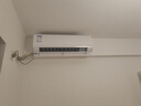 海尔空调净省电1.5匹挂机变频一级/三级能效速冷热节能省电静音低噪自清洁WIFI智控家用卧室壁挂式 1.5匹 一级能效 小红花【劲爽】强劲冷暖+节能 实拍图