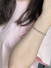 礼意久久【施华洛世奇锆】一克拉纯银手链女生日礼物女生高级感送女友老婆 实拍图