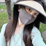 小野和子护眼角防晒面罩夏季女腮红立体口罩防紫外线尘冰丝透气 实拍图