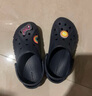 crocs卡骆驰贝雅儿童洞洞鞋男女童户外包头沙滩鞋拖鞋/207013/207012 深蓝色-410 30 (180mm) 实拍图