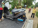 立马电动摩托车【CCTV大国品牌】极昂 100KM续航1500W电机96V20Ah铅酸电池爬坡王电动车 海岸灰 实拍图