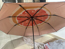 蕉下（beneunder）防紫外线遮阳伞三折双层黑胶晴雨伞防晒伞BM664嬉柚 实拍图