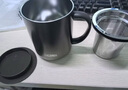 膳魔师（THERMOS）保温杯400ml男女士泡茶咖啡保冷水杯子毕业礼物TEMC-400 入夜棕 实拍图