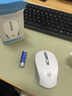 惠普（HP）S1000 Plus 无线鼠标 办公鼠标 家用/商务办公/笔记本/台式机USB接口即插即用 鼠标无线白色 实拍图