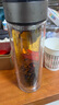 【⭐京东物流配送】高硼硅双层玻璃杯大容量泡茶杯水杯子茶水分离 【双层加厚】茶杯 350ml 1只 实拍图