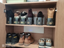 侑家良品鞋子收纳神器简易鞋柜收纳架可调节加厚鞋盒收纳双层10个装透明绿 实拍图