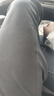 SIINSIIN直筒裤女夏季休闲凉感轻薄垂感显瘦阔腿裤高腰收腹鲨鱼裤2025新款 显瘦黑(加长款) 身高169-174cm XL 【136-150斤】 实拍图