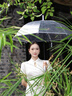 斤慕新中式旗袍裙浅杏色提花2025国风连衣裙高端显瘦气质收腰长裙 L(95-105斤) 实拍图