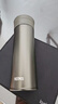 膳魔师（THERMOS）钛杯纯钛保温杯办公户外露营茶杯定制团购水杯生日礼物咖啡杯TCTC 太空灰【带茶隔】 550ml 实拍图