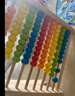 Hape木制珠算架 幼儿园加减计数算盘早教启智男女小孩玩具 彩虹珠算架100粒 3-6Y 实拍图