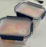 乐扣乐扣（LOCK&LOCK）玻璃保鲜盒冰箱大容量收纳盒带盖分隔玻璃饭盒学生上班族密封饭盒 长方形【1500ML】 实拍图