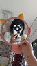 猫耳台式化妆镜梳妆台镜子高清桌面宿舍学生梳妆镜一体家用公主镜 粉色 实拍图
