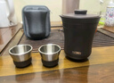 膳魔师（THERMOS）旅行茶具露营户外高端车载便携办公保温茶壶茶杯杯具套装礼物礼盒 雾棕 (不锈钢内胆附礼盒礼袋) 实拍图