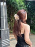 两世欢牡丹花流苏抓夹女2025新款高级感轻奢发夹后脑勺高端鲨鱼夹精致 香槟色 晒单实拍图