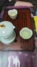 宅轻松 竹制小茶台茶盘功夫茶具茶道配件小托盘简约储水沥水泡茶盘大号 实拍图