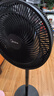 美的（Midea）【超级单品】七叶轻音立式电风扇家用柔风落地扇台式桌面小型风扇大风量节能摇头宿舍电扇 SAF30AB 实拍图