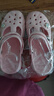 漂步洞洞鞋女凉鞋厚底花园凉拖鞋平底防滑孕妇户外涉水包头休闲沙滩鞋 浅粉色 36 实拍图