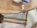 木马人简易免安装折叠桌餐桌饭桌餐桌椅收纳桌椅小方桌长木桌子茶几茶桌 升级款-茶色圆形100 实拍图