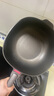 OOU炒锅蒸锅平底锅少油烟家用炒菜煎锅易清洗燃气电磁炉通用钛轻锅 【轻量不粘锅】炒锅+蒸笼 32cm 实拍图