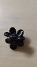 可爱水钻花朵小发夹甜美刘海前额小抓夹侧边夹发饰发卡小夹子头饰 5#黑色/1只 实拍图