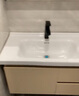 艺乐雅（YILEYA）智能浴室柜陶瓷一体盆卫浴洗脸盆柜组合卫生间洗漱台洗手盆奶油风 80cm丨普通全镜储物镜柜 实拍图