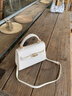 CAHOE KULLO凯莉包包女款轻奢2025新款品牌女士斜挎手提包圣诞节礼物送女朋友 米白-CK女包送女朋友老婆闺蜜生日礼物 实拍图