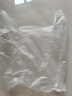 绿橙【明星力荐】白色塑料袋 包装袋 购物袋 打包袋 背心袋 手提袋 水果袋 可接触食品外卖超市收纳多规格 可定制 白色透明塑料袋【100个】 宽30cm*高48cm 中厚 实拍图