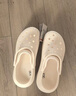 卡骆驰（crocs）经典泡芙Clog男女一脚蹬懒人沙滩鞋 CR207521-100 37 实拍图