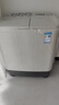 美的（Midea）洗衣机半自动双桶 MP8DS136 8kg大容量半自动洗衣机 二级能效 双桶双缸 以旧换新 家电国家补贴 实拍图