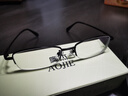 奥杰近视眼镜男有度数超轻半框近视镜可配100 150 200 250 300 350度 镜片折射率1.61（薄） 双眼近视-225度 (含镜盒镜布) 实拍图