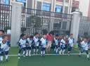 凯日虎2026新款儿童足球服套装定制男女童小学生速干训练比赛队服 8802-白宝蓝（男女同款） 4XS(身高100-120CM） 实拍图