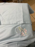 水星家纺出品百丽丝全棉三/四件套 60支长绒棉 高支高密纯棉套件 【60支全棉贡缎】鹿锦蓝 1.5 床单款 （被套200*230cm） 实拍图