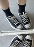 匡威（Converse）官方 Run Star Hike低帮帆布流星厚底鞋黑色168816C 黑色/168816C 45 实拍图