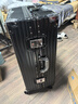 欧遥铝框行李箱男大容量铝合金密码箱次日达可登机旅行箱学生加厚皮箱 黑色【加厚加硬-箱体可坐人】 28英寸 -适用长途【需托运】 实拍图