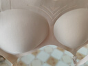 嫚熙（EMXEE）哺乳内衣孕妇文胸喂奶前开扣聚拢有型怀孕期胸罩 【肤色】小奶皮款 柔软舒适 S 实拍图