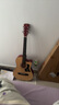 T9民谣吉他单板初学者新手入门练习琴guitar木吉它乐器jita 38英寸原木色+礼包【初学推荐】 实拍图