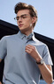 雅戈尔（YOUNGOR）短袖POLO衫男扁机领长绒棉冰凉丝清凉透气POLO衫新品 VSPC533033FCA藏青色 M 实拍图