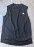 adidas简约速干舒适运动健身圆领背心男装夏季阿迪达斯官方 黑色   L   实拍图