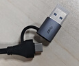 毕亚兹 USB3.1转网口 双口2.5G网卡Type-C转RJ45千兆有线换器苹果Mac笔记本电脑外置网络转接头 实拍图
