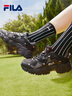 FILA斐乐猫爪鞋女鞋老爹鞋休闲鞋女休闲复古厚底运动鞋 猫爪一代-黑-BK 35.5 实拍图